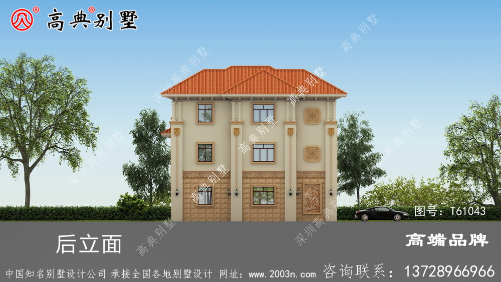 欧式复式漂亮别墅图纸