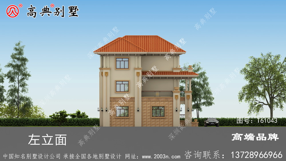 欧式复式漂亮别墅图纸