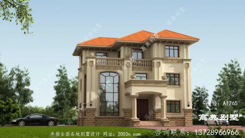 最受欢迎的欧式别墅户型，室内布局大