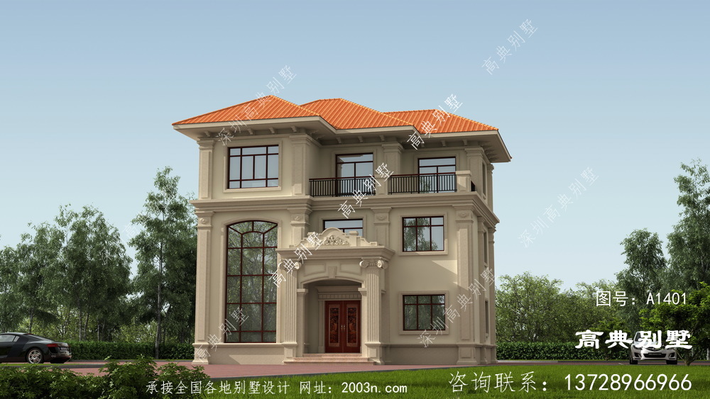 如何建一栋经济型空间又大的欧式三层别墅呢？
