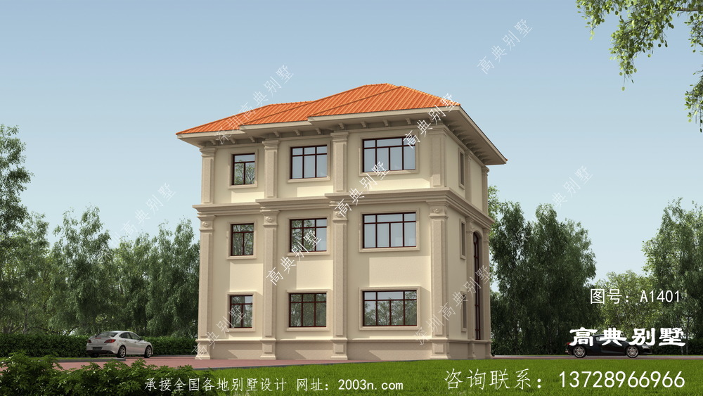 如何建一栋经济型空间又大的欧式三层别墅呢？