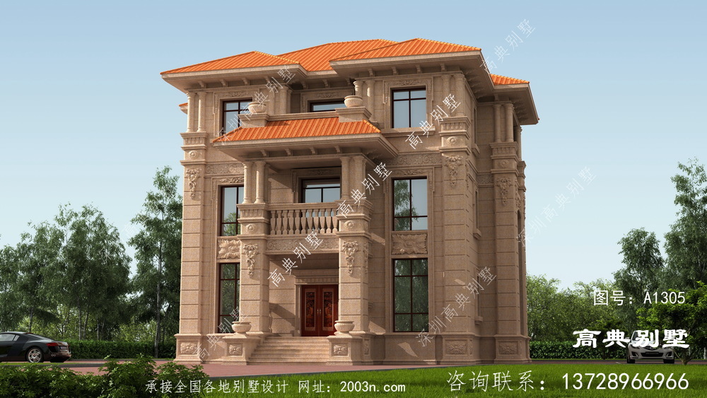欧式豪华大气别墅效果图