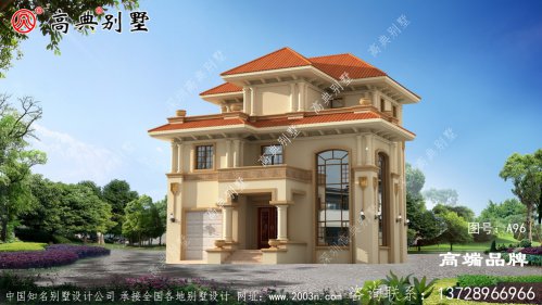 独幢乡村三层欧式古典自建别墅设计图