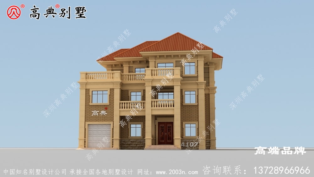 农村欧式住宅施工图设计方案精致大气