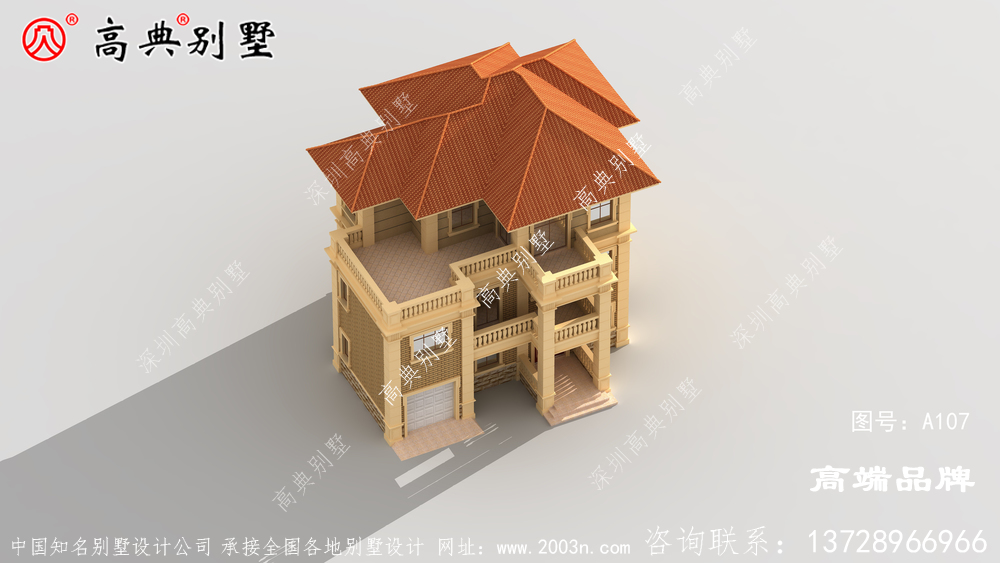 农村欧式住宅施工图设计方案精致大气