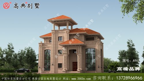 尽显清新美观的三层意大利风格石材别