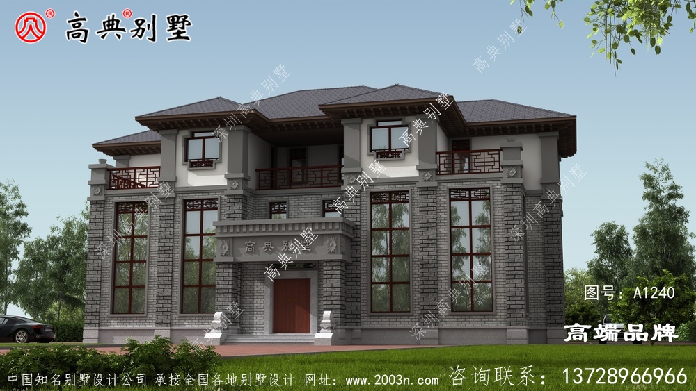 要大户型？这款豪华双复式大厅中式别墅，占地270平