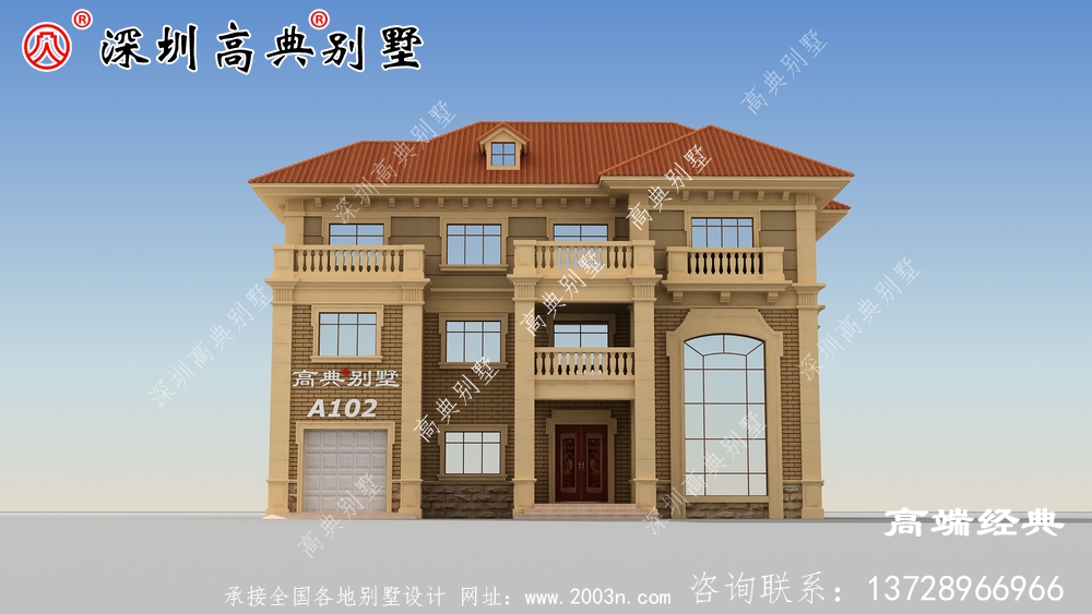 农村三层楼的设计图，今年不用担心盖房子。
