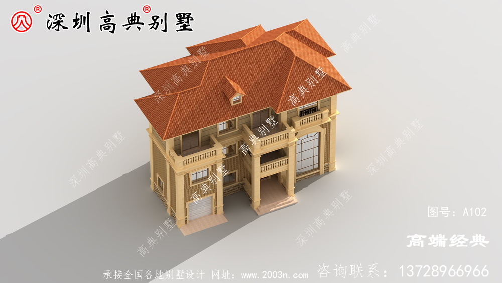 农村三层楼的设计图，今年不用担心盖房子。