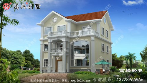 这样的简欧别墅，无虑是从哪个角度看